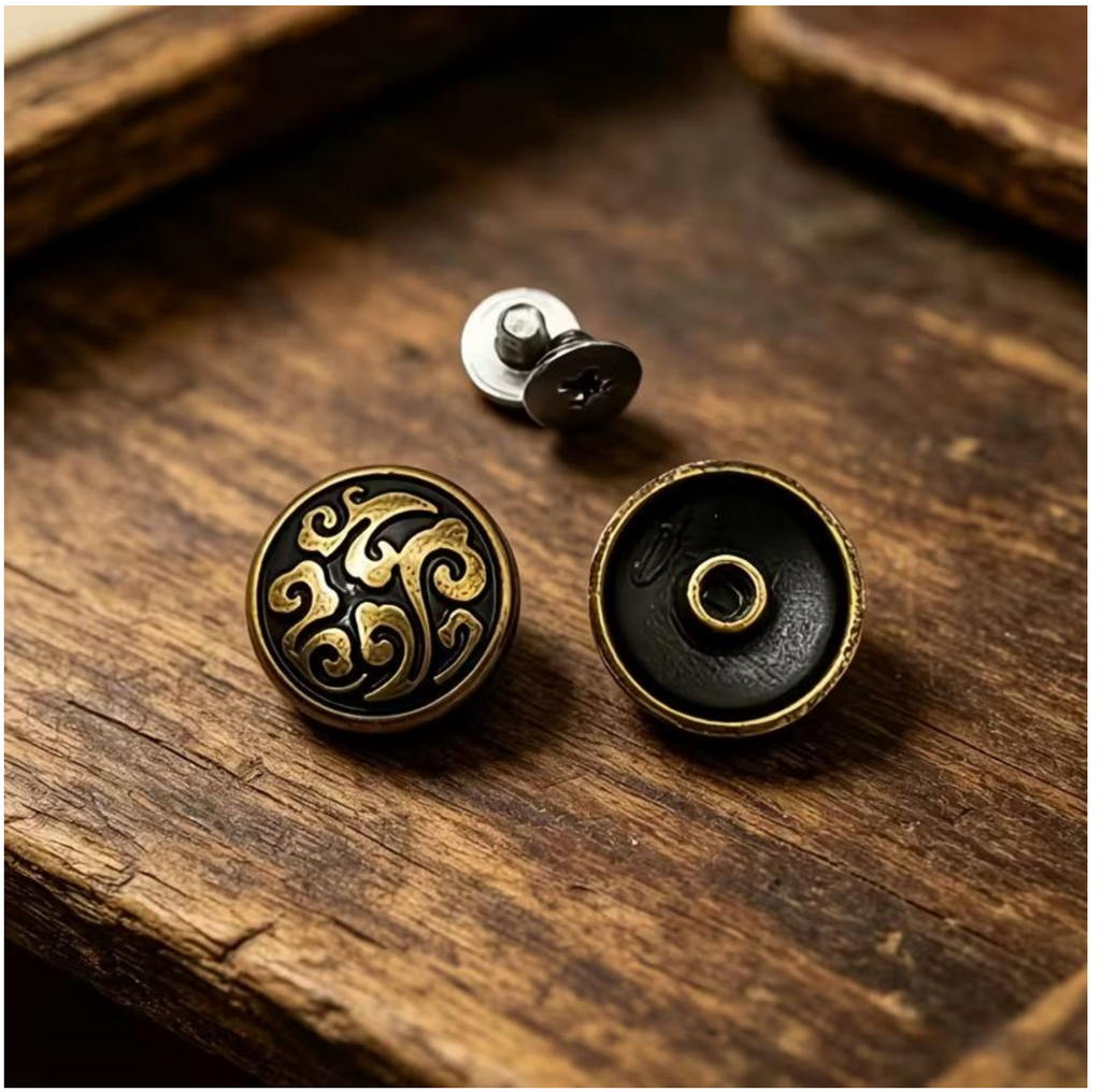 Craft 20Pcs Leather Craft Copper And Silver Decoration Studs -1.5cm