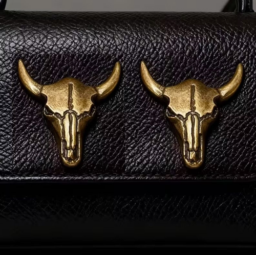 Craft 4Pcs Vintage Alloy Craft Bull Head Decoration Rivets -4cm