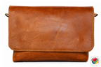 Handmade Genuine Honey Leather Crossbody Shoulder Bag Proudly South African