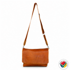 Handmade Genuine Honey Leather Crossbody Shoulder Bag Proudly South African