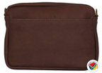 Genuine Leather Coffee Handbag Tech Bag Crossbody Bag Proudly South African
