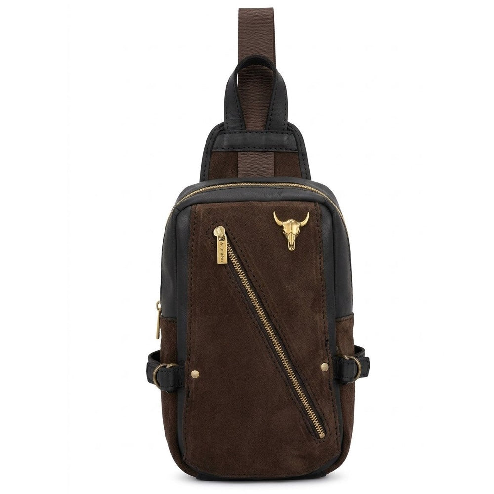 Genuine Leather SlingBag Crossbody Adjustable Proudly South African - Diesel