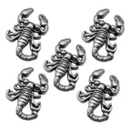 Craft Scorpion-Shaped Metal Rivets For DIY Leather Crafting 5pc - 3.5cm