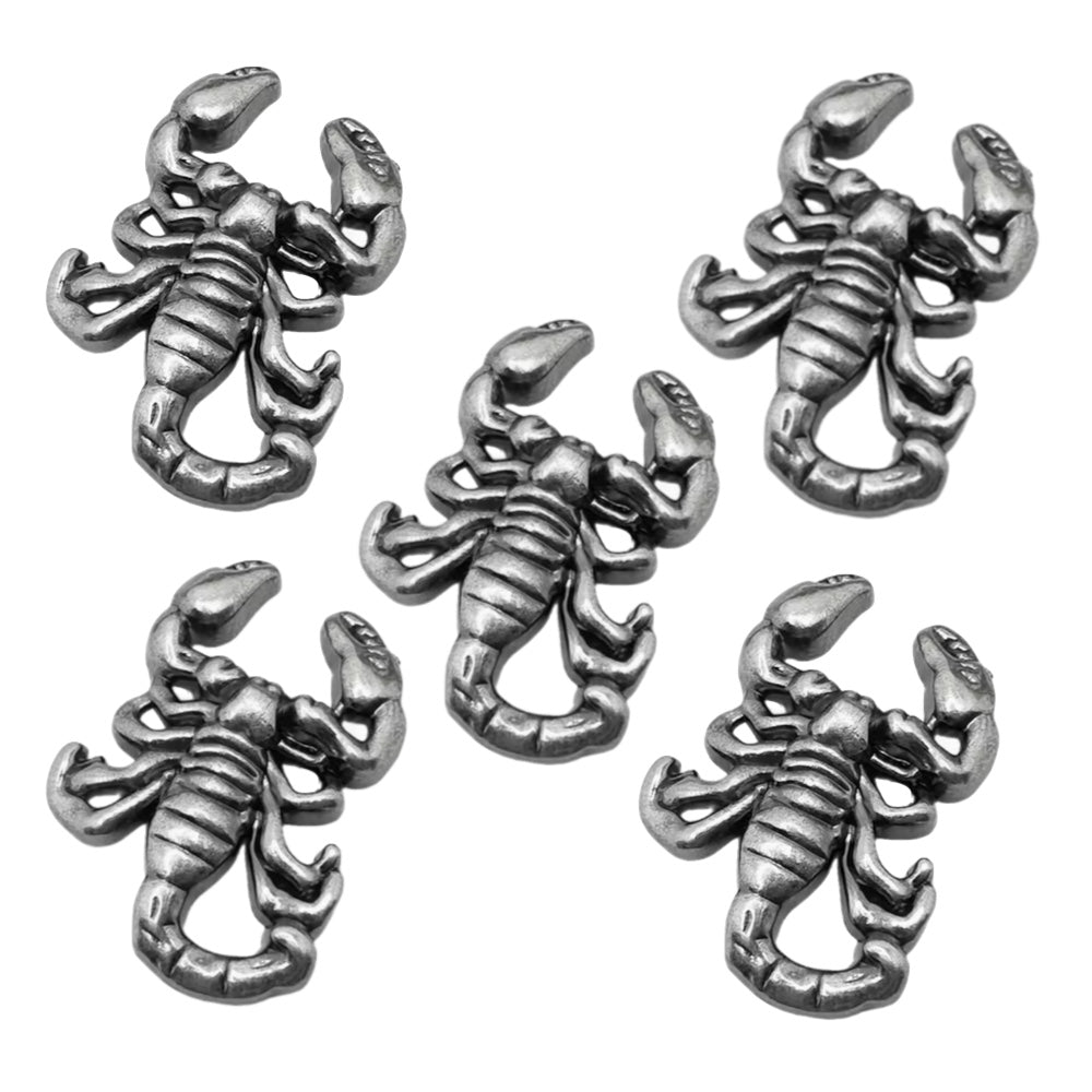 Craft Scorpion-Shaped Metal Rivets For DIY Leather Crafting 5pc - 3.5cm