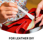 Craft 4Pcs Practical Plastic PP Leather Scraper Flexible Glue Spreader