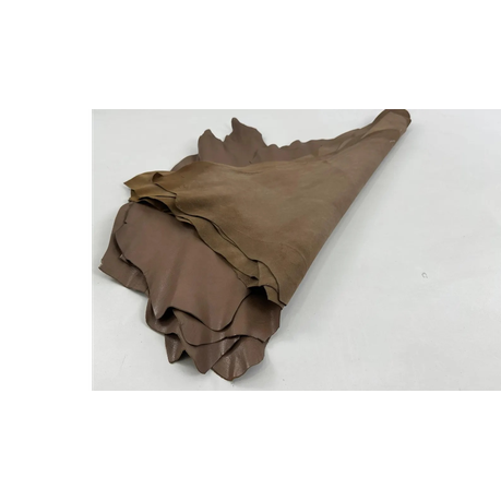 Craft Multi-Purpose Soft Durable Sheepskin Handcraft Leather Fabric -60cm - Chocolate Brown
