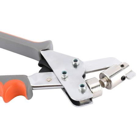 Craft Tool DIY Handheld Hole Punch Plier (21.5cm) & Silver Eyelet 100 Pieces