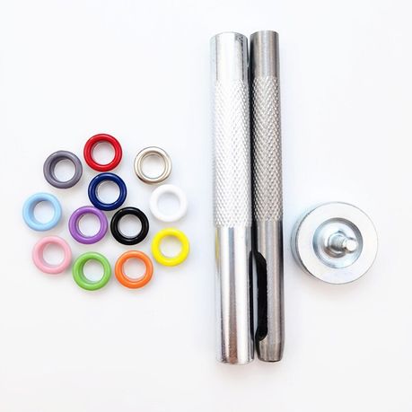 Craft 300 Sets Colors Metal Garment Eyelets Snap Button