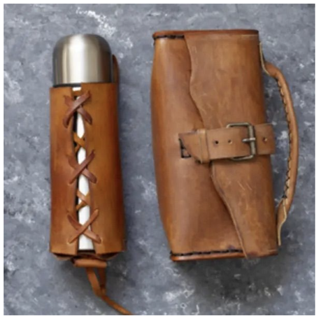 Craft Long & Thick Smooth Brown Leather Strap For DIY Projects - 200cm