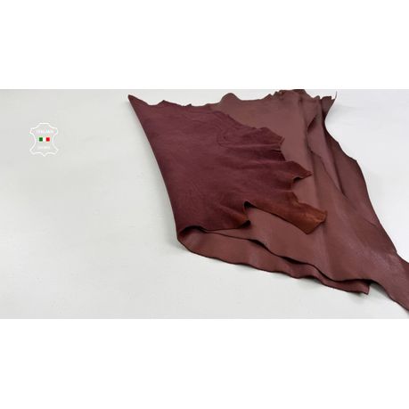 Craft Multi-Purpose Soft Durable Sheepskin Handcraft Leather Fabric -60cm - Maroon