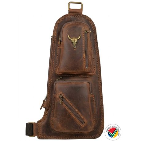 Genuine Leather Diesel Crossboy Sling Bag Proudly South African