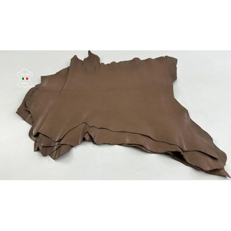 Craft Multi-Purpose Soft Durable Sheepskin Handcraft Leather Fabric -60cm - Chocolate Brown