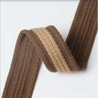Craft DIY Durable Intercolored Webbing For Belt Straps - 45m - Brown