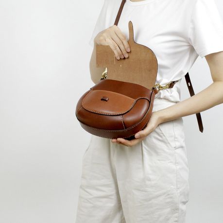 Craft Handcrafted Leather Crossbody Bag Transparent Acrylic Template - 18cm