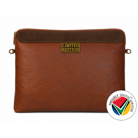 Handmade Genuine Leather Laptop Bag Limited Edition Proudly South African