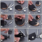 Craft Metal Snap Buttons 120pc