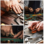Craft Long & Thick High Quality Brown Leather Strap For DIY Projects - 200cm x 2.5cm x 0.12cm