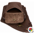 Genuine Leather Sling Bag Crossbody 3 Pocket Proudly South African