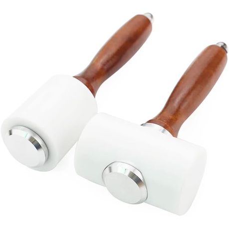 Craft Leather Carving DIY Wooden Handle Leathercraft Hammer