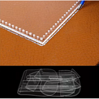 Craft Handcrafted Leather Crossbody Bag Transparent Acrylic Template - 18cm