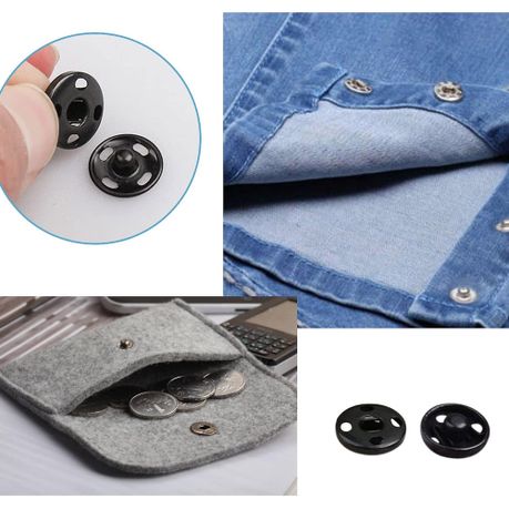 Craft Stationery DIY Sewing Hooks, Eyes & Buttons Set of 100