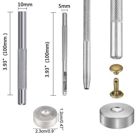 Craft 300Pcs Leather Rivets Set