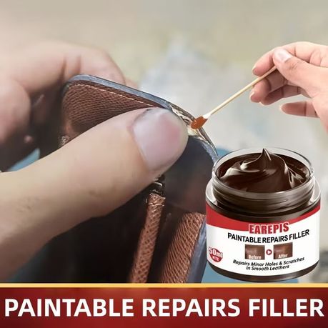 Craft DIY Leather Edge Coating Agent Flexible Waterproof Edge Paint - Brown