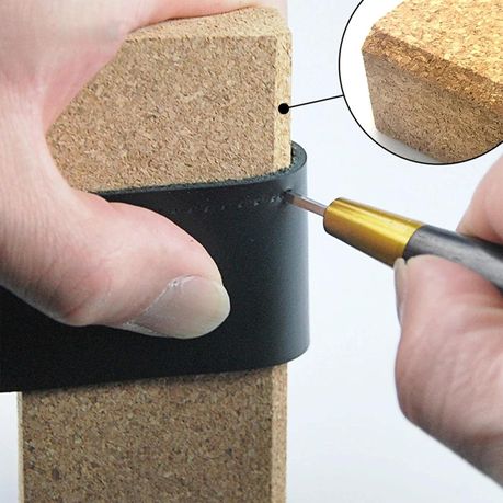 Craft Tool Lightweight Leather Craft Punching Cork Block- 10 cm