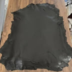 Craft Multi-Purpose Sheepskin Handcraft Leather Fabric -60cm - Black