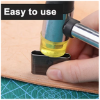 Tool DIY Steel Durable Manual Leather Hole Punch Cutters - 6 Piece