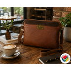 Handmade Genuine Leather Laptop Bag Limited Edition Proudly South African
