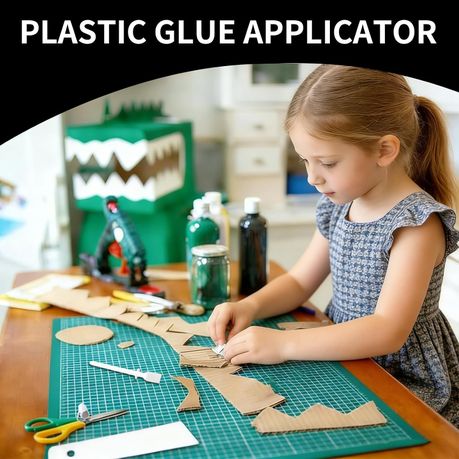Craft 4Pcs Practical Plastic PP Leather Scraper Flexible Glue Spreader