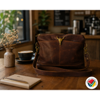Handmade Genuine Leather Crossbody Bag Pitstop Cigar Proudly South African