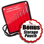 Tool Professional Repair Gunsmith Roll Pin Punch Set & Soft Mallet 11 Piece