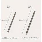Craft Stainless Steel Leather Sewing Needles With Large Eyes - Set of 24