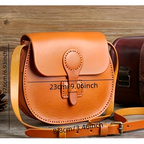 Craft DIY Handcrafted Leather Handbag Pattern Template 7pc - 23cm