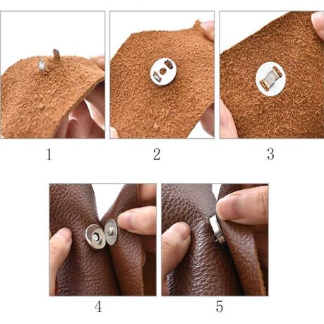 Craft Replacement Magnetic Snap Button for Sewing Crafts Set of 12 (2.2cm)