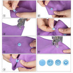 Craft 360 T5 Plastic SnapButton with Snap Pliers Tool Kit Heart Stickers