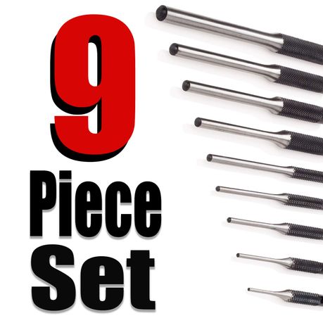 Tool Professional Repair Gunsmith Roll Pin Punch Set & Soft Mallet 11 Piece