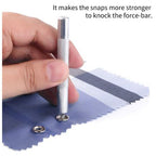 Craft Snap Fasteners Kit Metal Press Studs Prong Ring Buttons 200 Sets