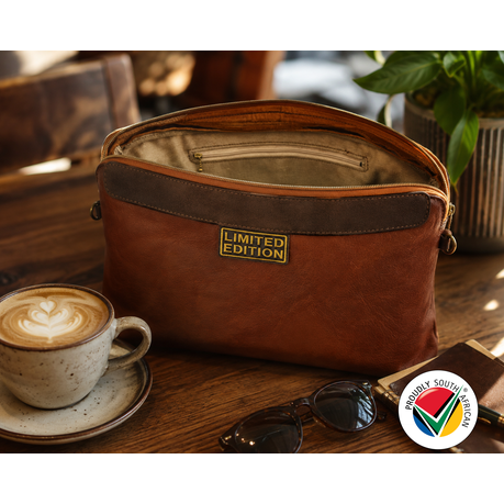 Handmade Genuine Leather Laptop Bag Limited Edition Proudly South African