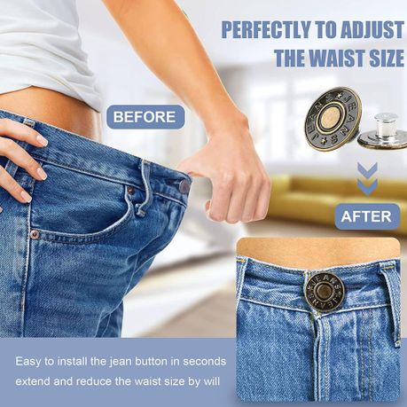Fashion Multi Use Jeans Replacement Buttons with Accessories Set of 42
