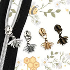 Craft Zipper Durable Cute Charms Set of 5 - 4cm