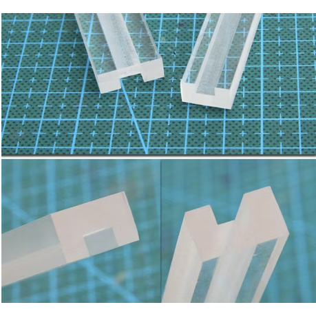 Craft Handmade Anti-Overflow Manual Acrylic Zipper Gluing Tool - 20cm