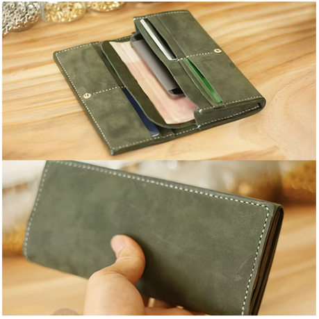 Craft DIY Handcrafted Leather Purse Card Case Stencil Template 6pc - 20cm