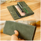 Craft DIY Handcrafted Leather Purse Card Case Stencil Template 6pc - 20cm