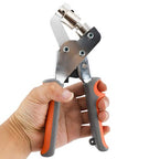 Craft Tool DIY Handheld Hole Punch Plier (21.5cm) & Silver Eyelet 100 Pieces