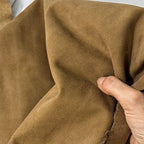 Craft Multi-Purpose Suede Matte Top Sheepskin Handcraft Leather Fabric-70cm