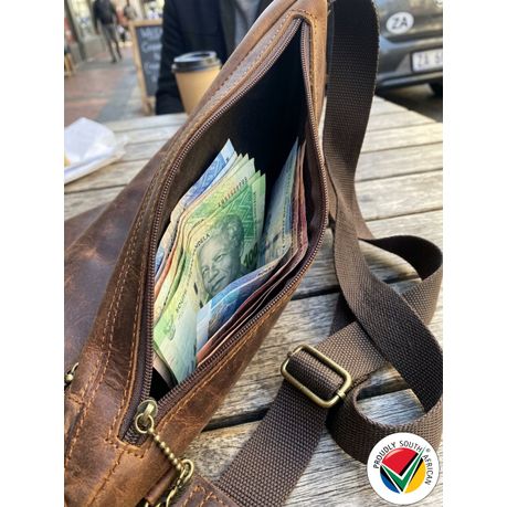 Genuine Leather Diesel Crossboy Sling Bag Proudly South African