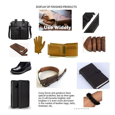 Craft DIY Genuine Leather Scraps 1kg Full Grain Cowhide Set - Multi-colour